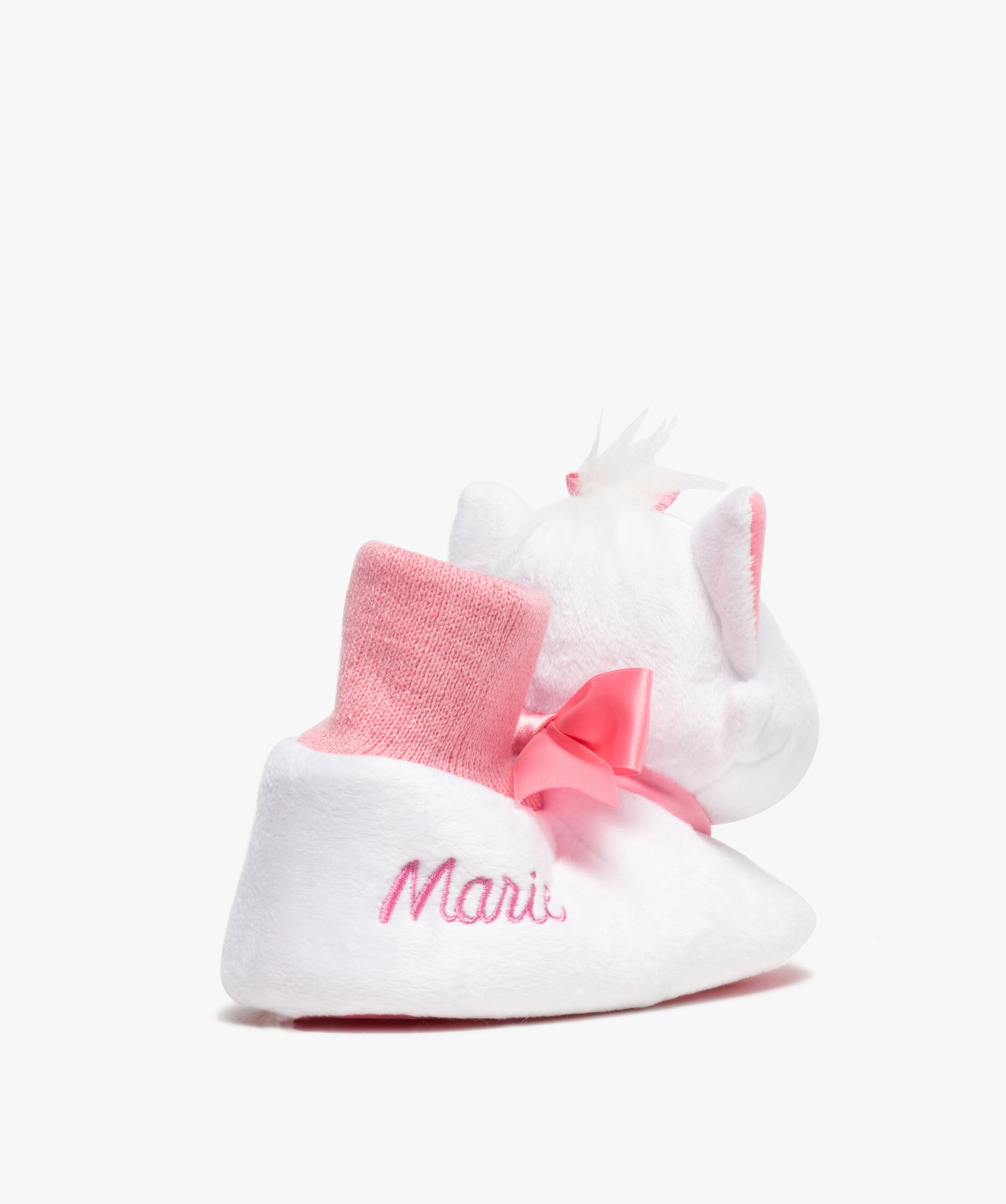 Chaussons fille peluche Marie – Les Aristochats blanc | GEMO