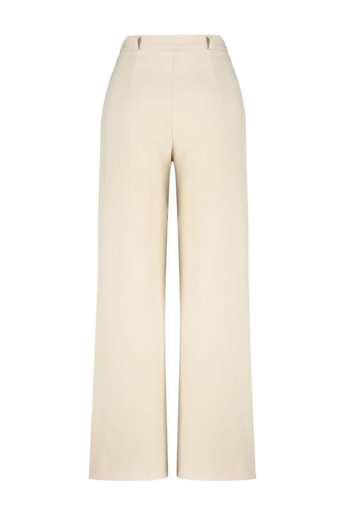 Trendyol Collection  Beige Weite Bein/Weite Bein Webhose TWOSS24PL00084