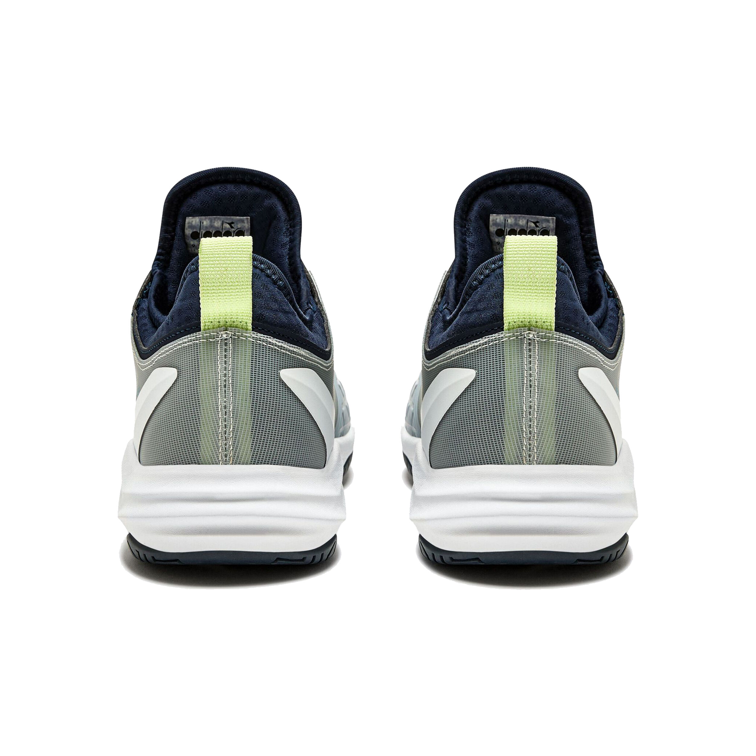 Speed Blushield Fly 4 + Allcourtschuh Herren - Grau, Blau