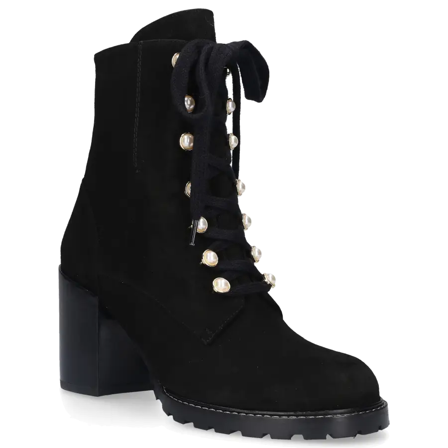 Stuart Weitzman - Stiefeletten IVEY Veloursleder - schwarz