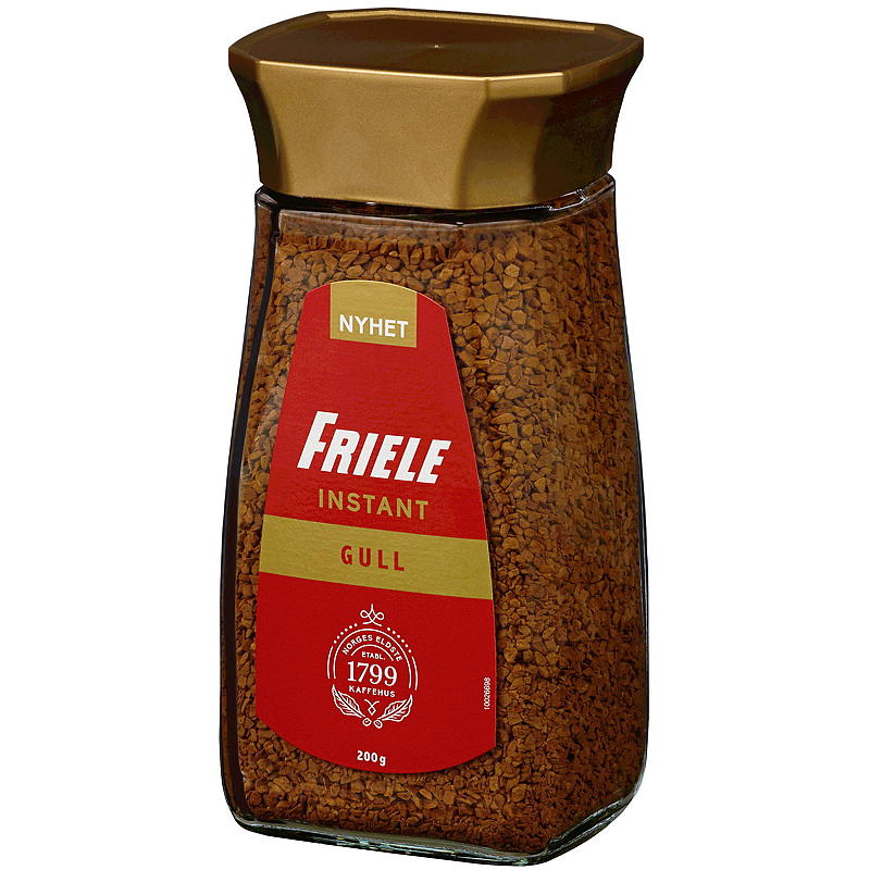 Friele Frysetørret kaffe Friele 200 g, Intstant Gull