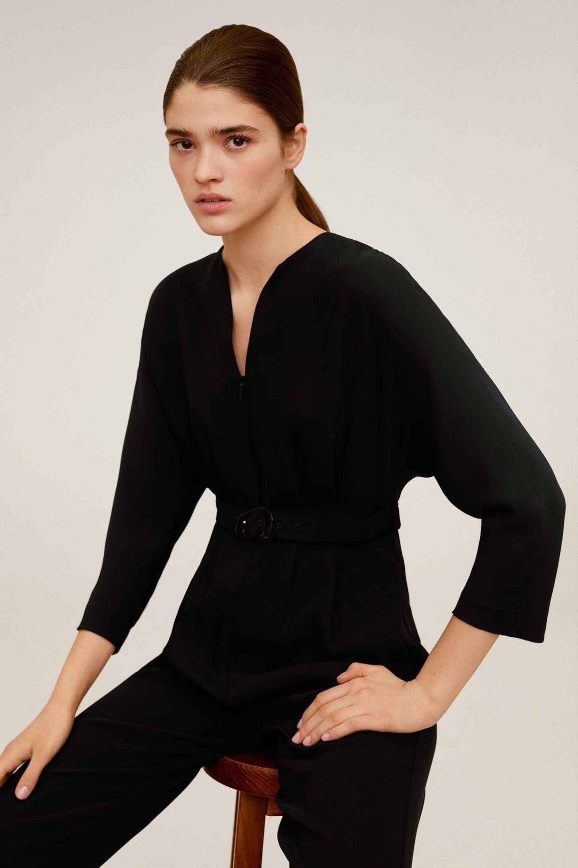 Mango Combinaisons 1 Femme couleur noir