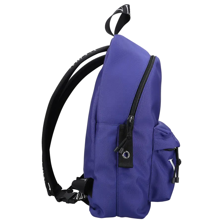Valentino Garavani - Rucksack VLTN Nylon - blau