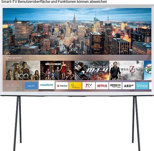 Samsung GQ65LS01BGU LED-Fernseher (163 cm/65 Zoll, Smart-TV, Ikonisches Design, Mattes Display, Abnehmbare Standfüße)