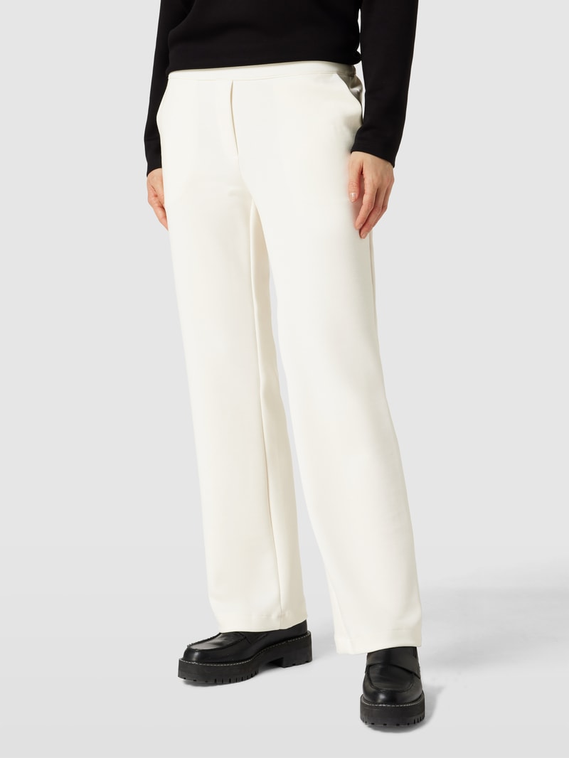 Sweatpants mit Paspeltaschen am Gesäß in ecru