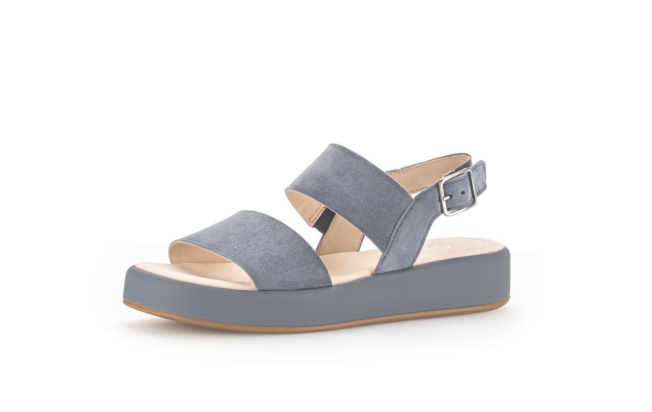 GABOR Plateau Sandalen blau