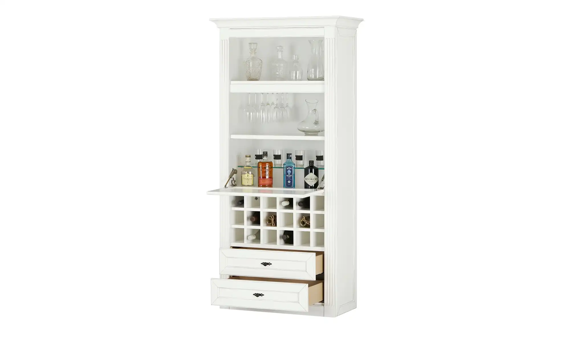 maison bleue Barschrank  mit Weinregal Petit Chalet