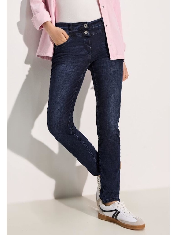 Cecil Jeans in blue black used wash günstig kaufen