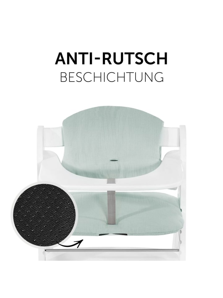 Hauck Sitzkissen / Hochstuhlauflage für Alpha Hochstuhl - in gruen günstig kaufen onesize