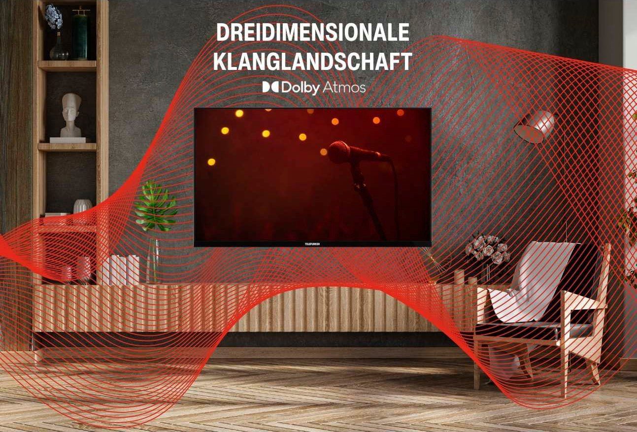 Telefunken D43V850M5CWH LED-Fernseher (108 cm/43 Zoll, 4K Ultra HD, Smart-TV)
