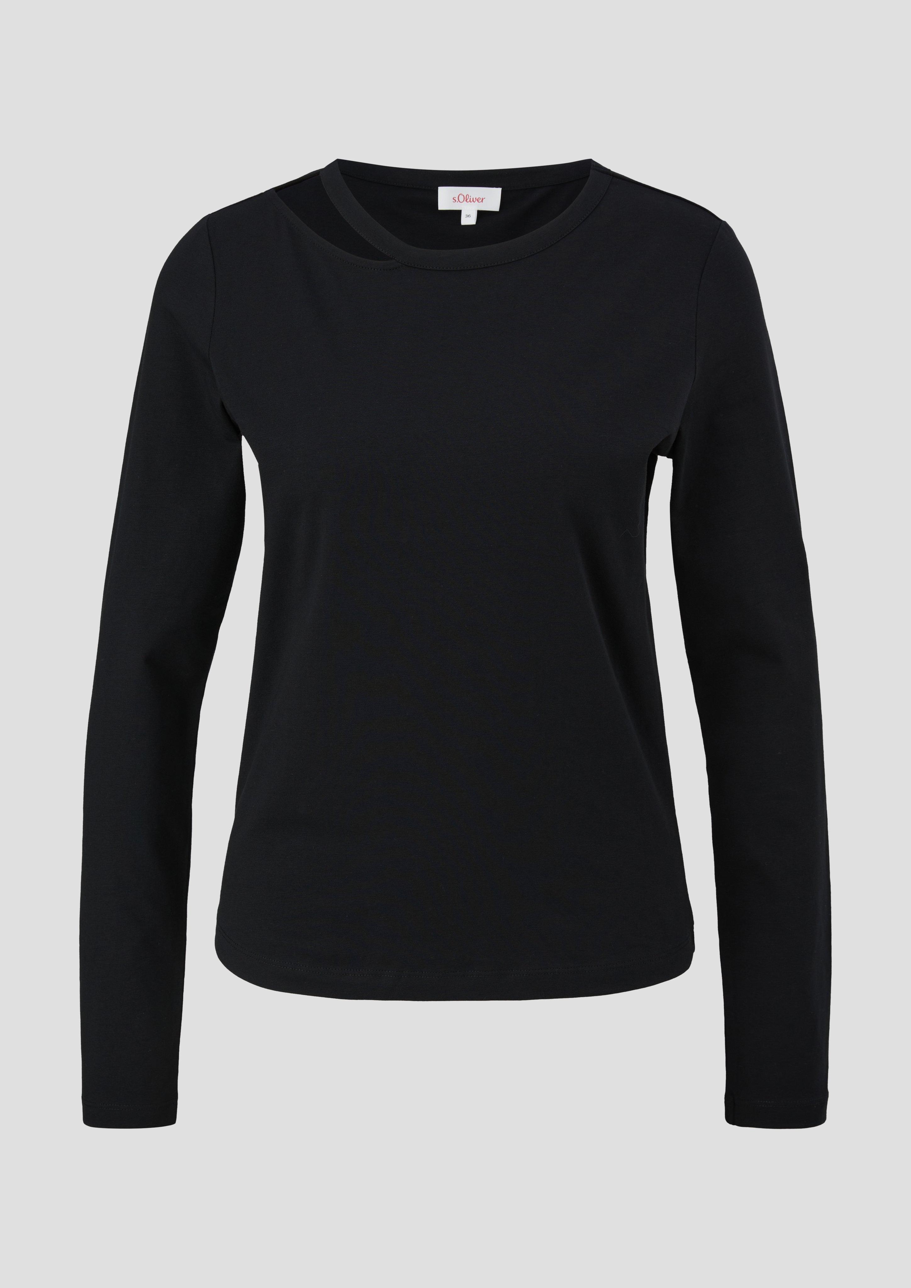 Langarmshirt mit Cut-out-Detail  2152051-9999