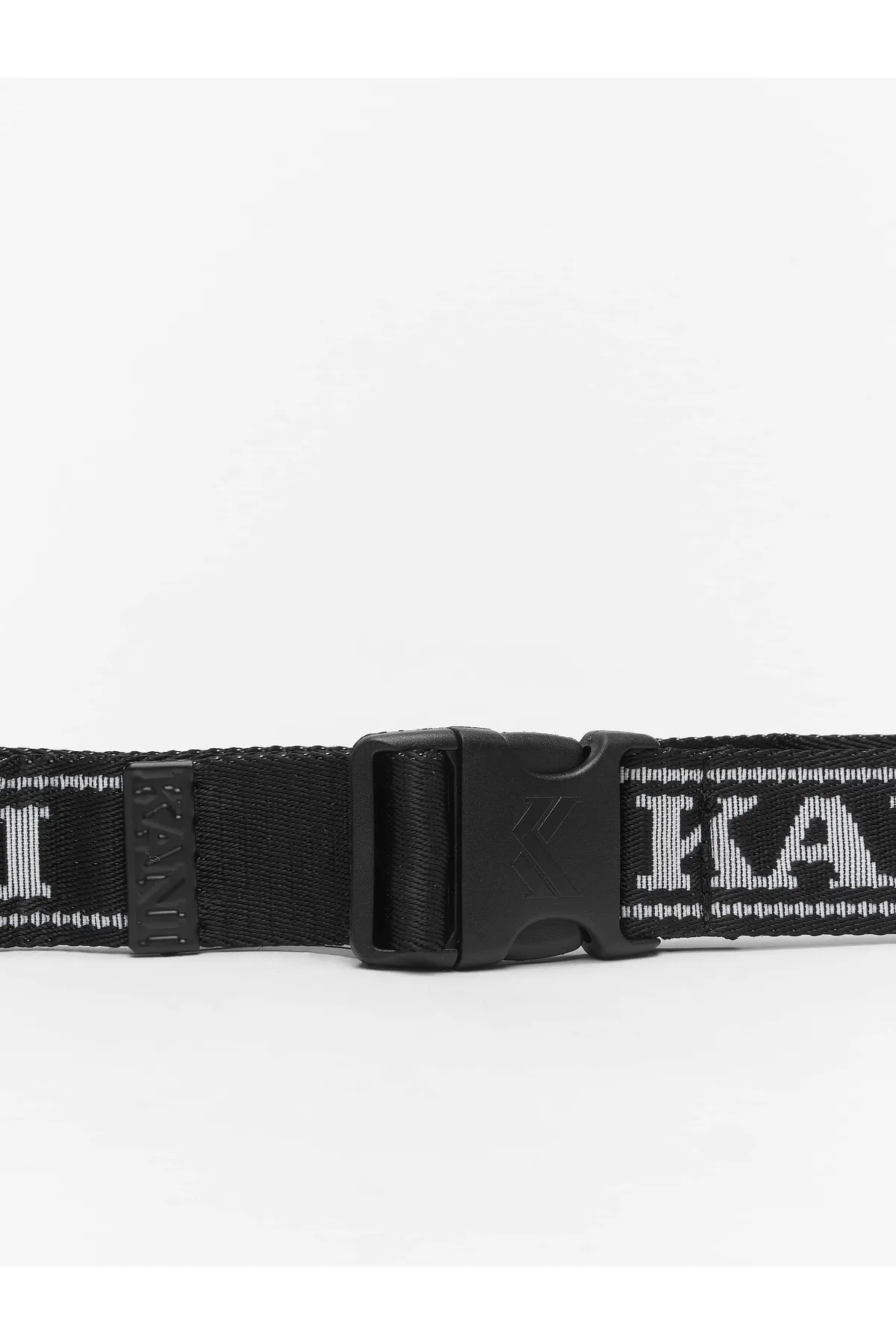 KARL KANI  Accessoires KKMACCQ22004BLK College Click Gürtel schwarz/weiß