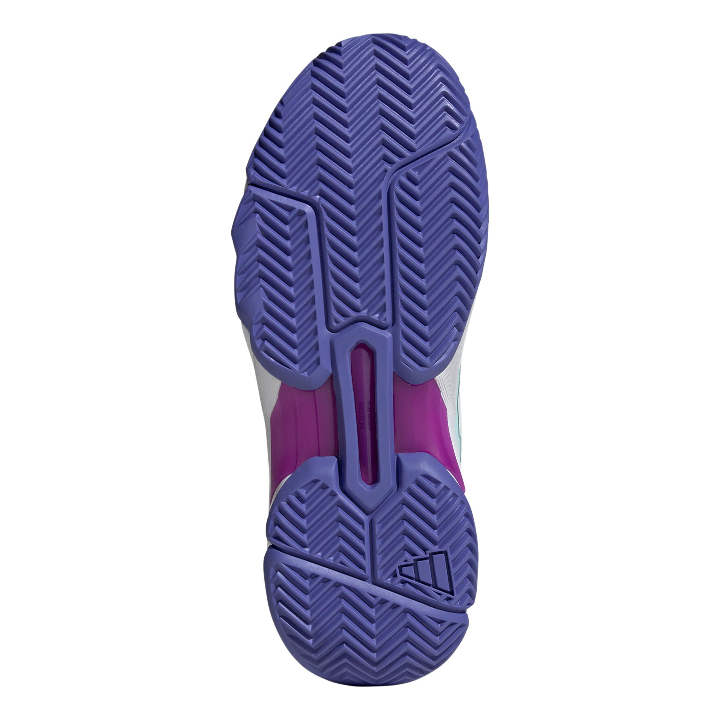 Courtjam Control 3 Allcourtschuh Damen - Mint, Weiß