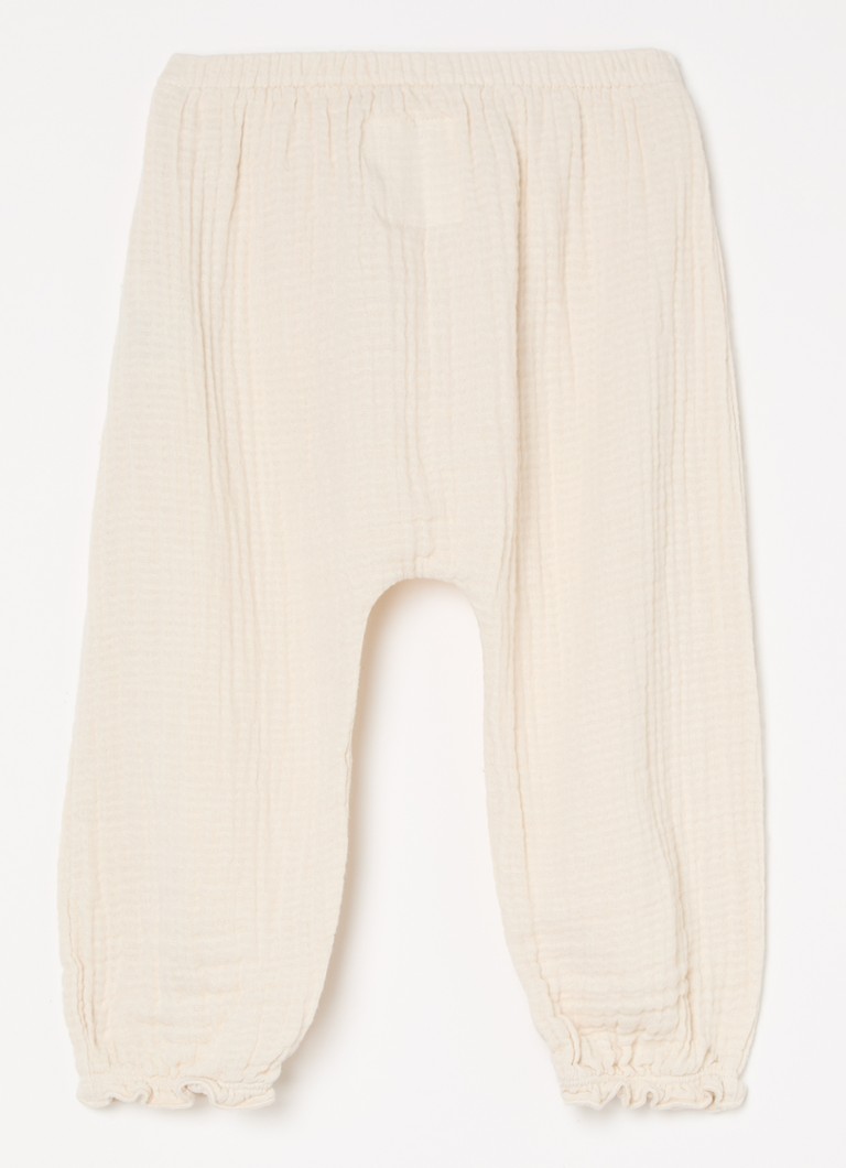 Pantaloni conici Play Up din bumbac organic