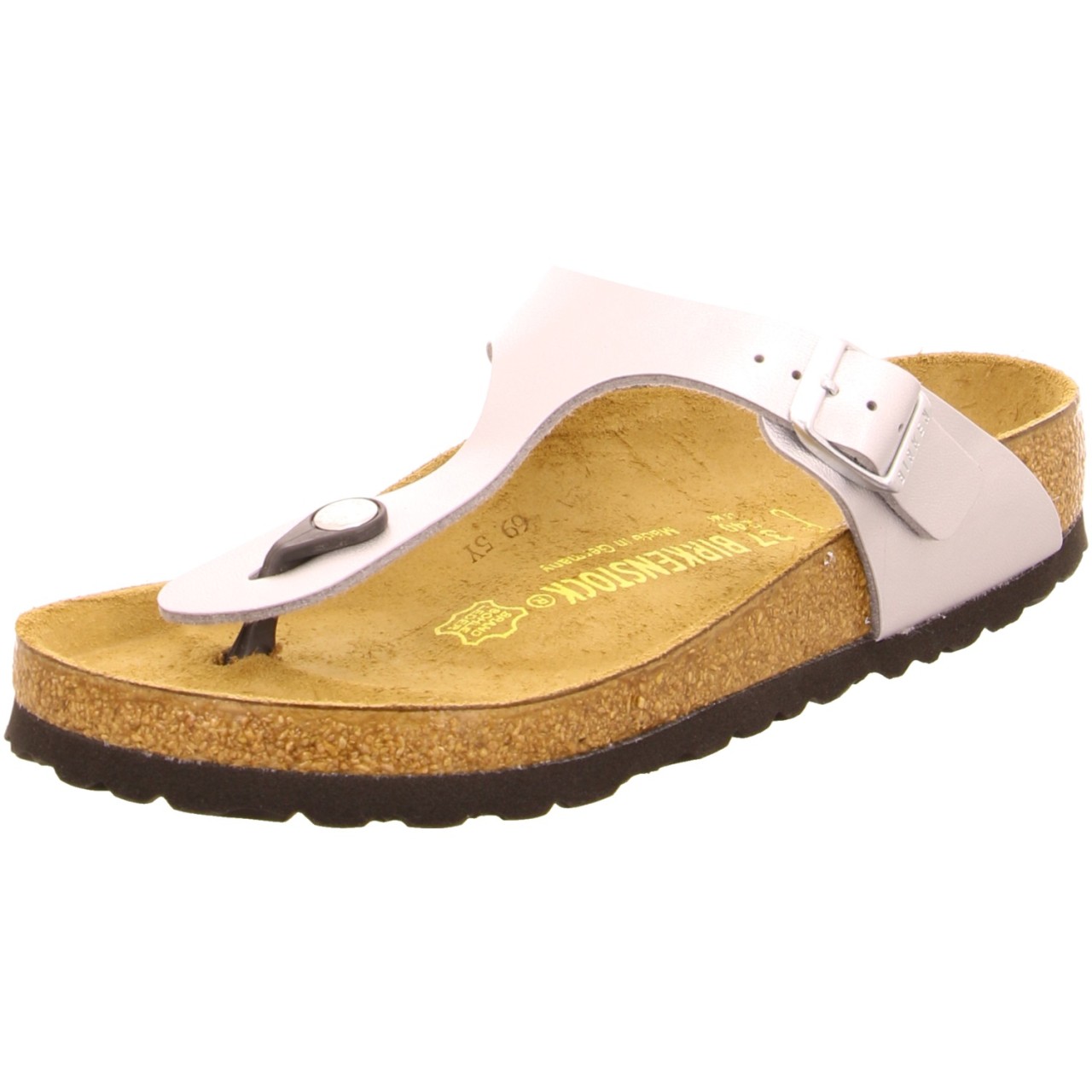 BIRKENSTOCK Zehentrenner silber Gizeh