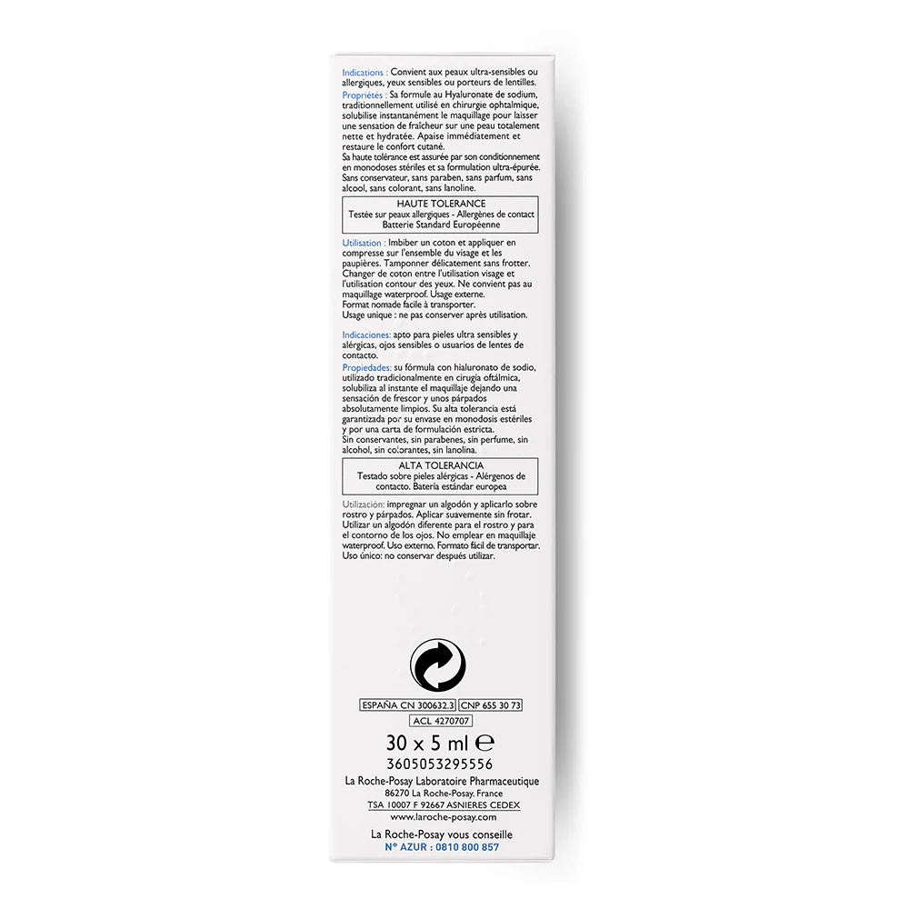 Toleriane Toleriane Ultra Struccante Purificante  30 X - Struccante Occhi, Acqua detergente viso
