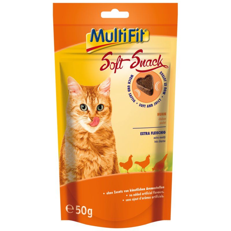 MultiFit Snacks MultiFit Soft Snack 7x50g Huhn