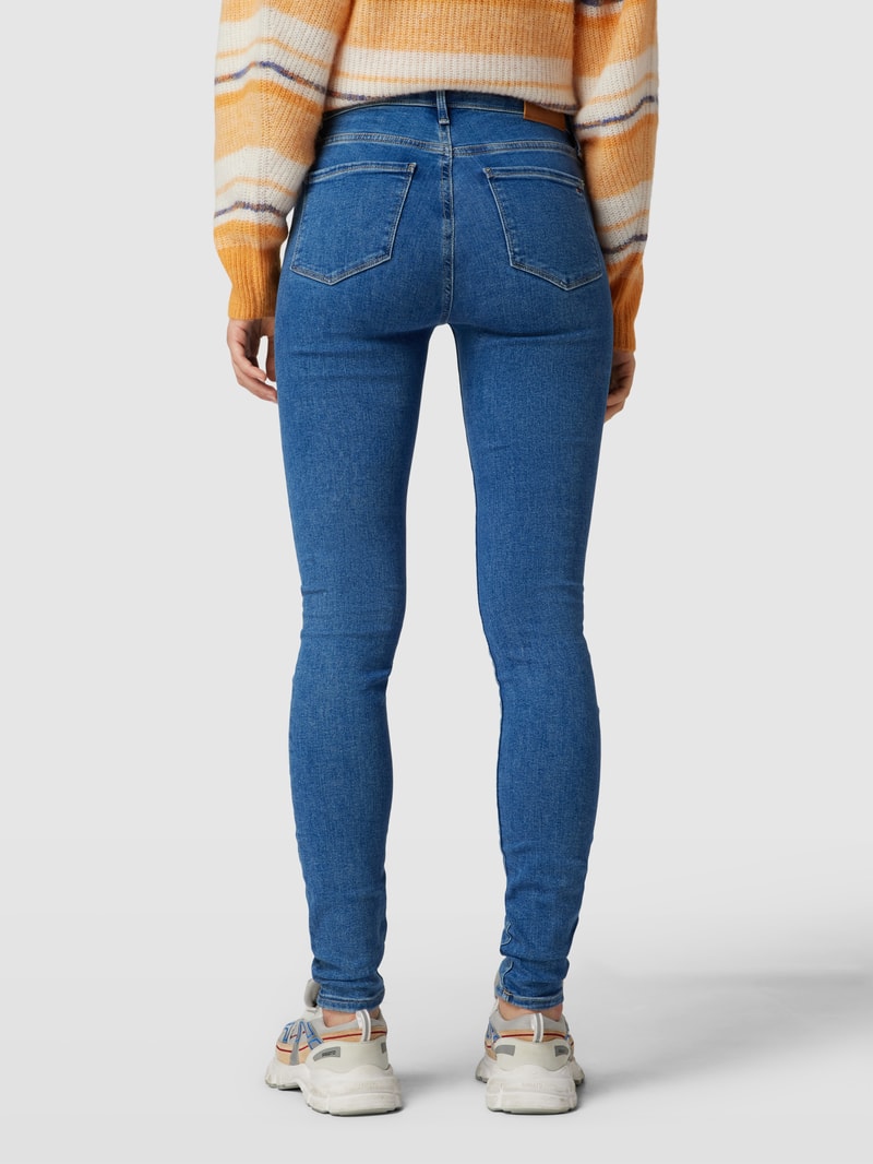 Skinny Fit Jeans im 5-Pocket-Design Modell 'FLEX COMO' in jeans