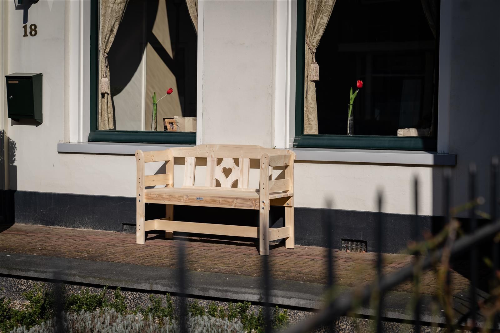 MaximaVida Amelie 120 cm Gartenbank aus Holz