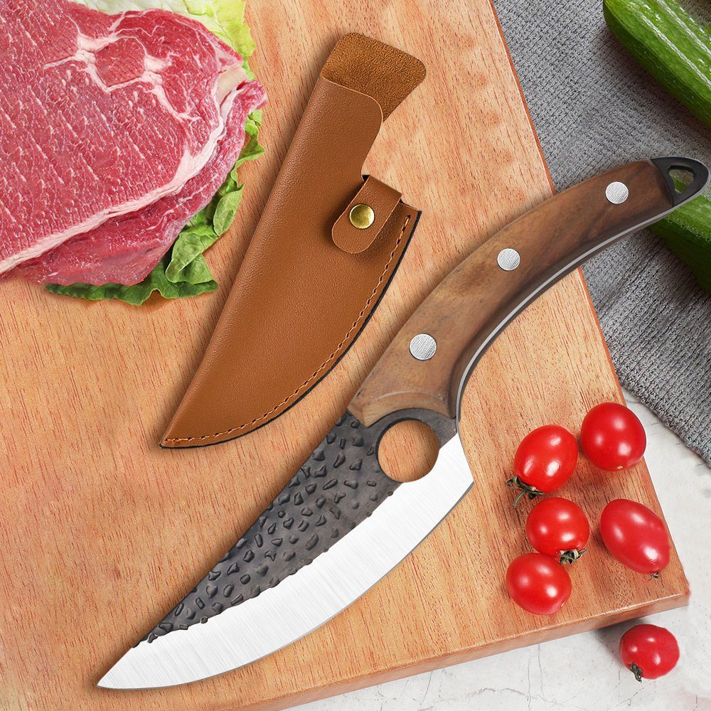 MDHAND Allzweckmesser Professionelles Küchenmesser Ausbeinmesser, 27CM