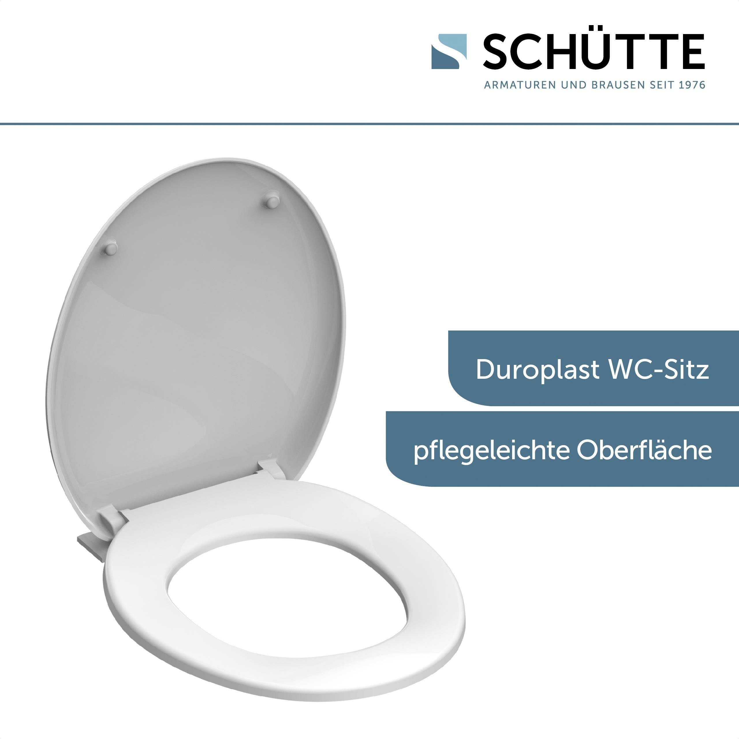 Schütte WC-Sitz UNI, Duroplast, Absenkautomatik
