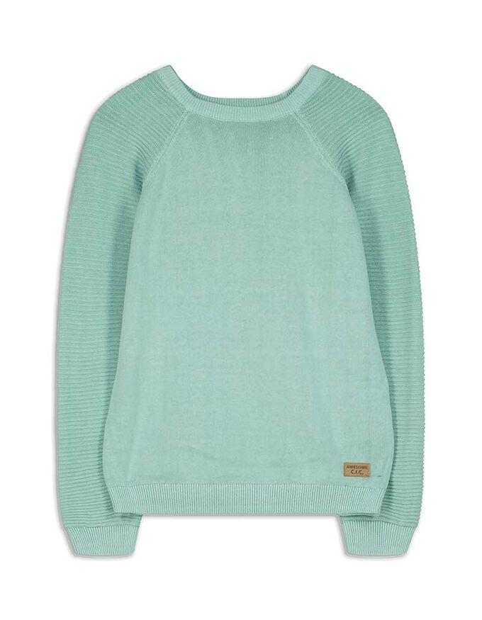 Strickpullover - Labelpatch