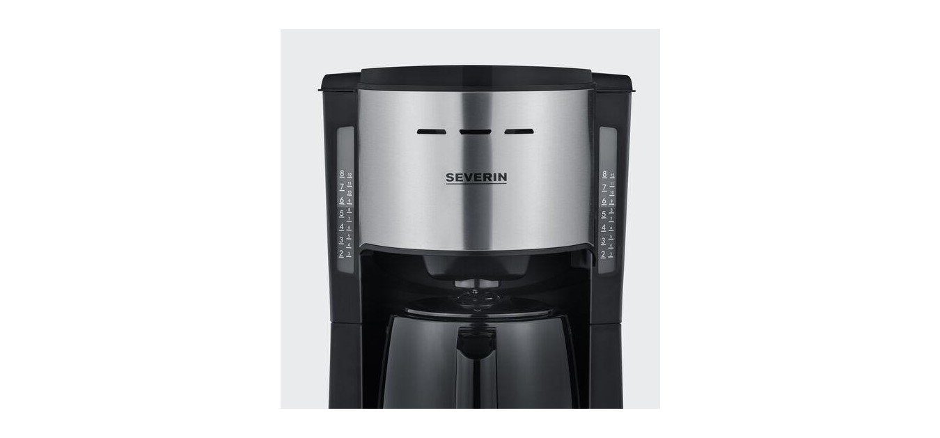 Severin Filterkaffeemaschine KA 9251, 1x4, Leichte Handhabung dank Durchbrühdeckel
