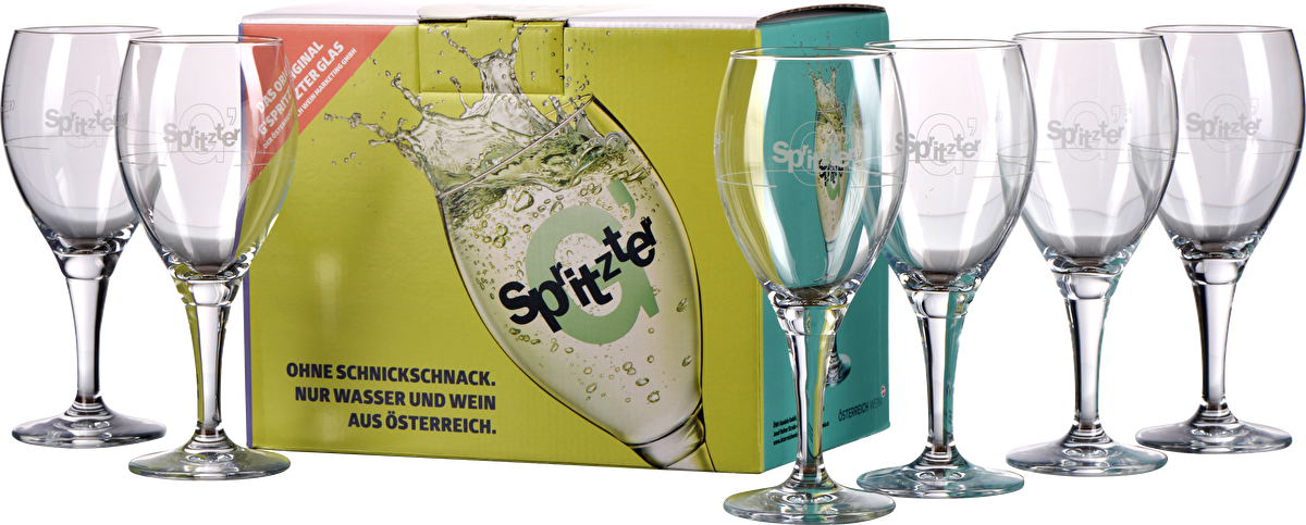 ÖWM G’spritzter Stielglas 6er-Set