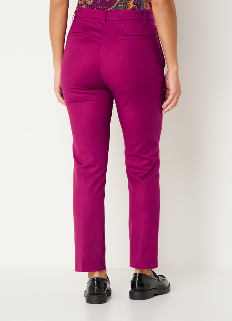 Blugi skinny cu talie înaltă, de la Ralph Lauren, și buzunare laterale.
