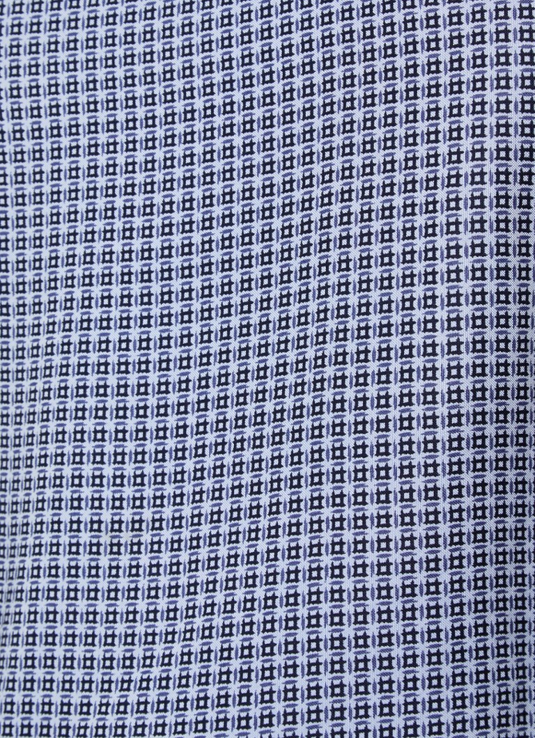 Camisa HUGO BOSS H-Liam de corte regular em liocel com microestampa.