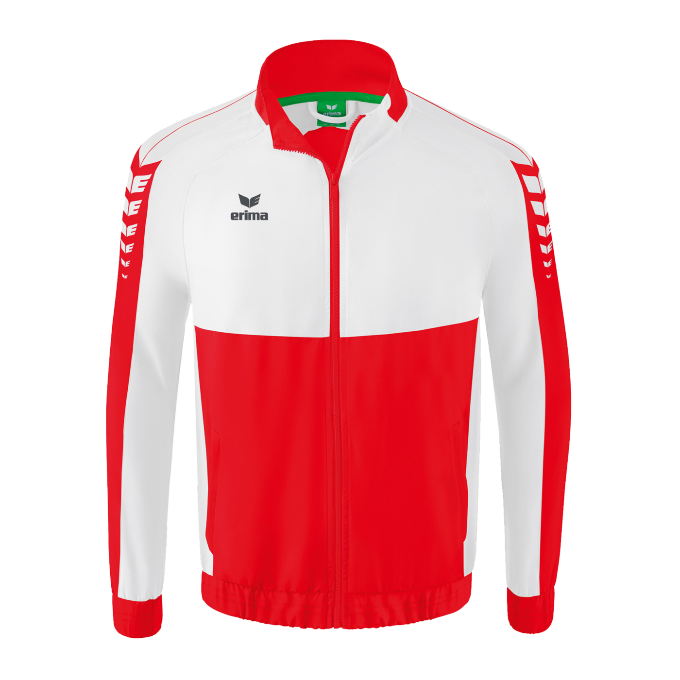 Erima Six Wings Präsentationsjacke Kids Rot Weiss