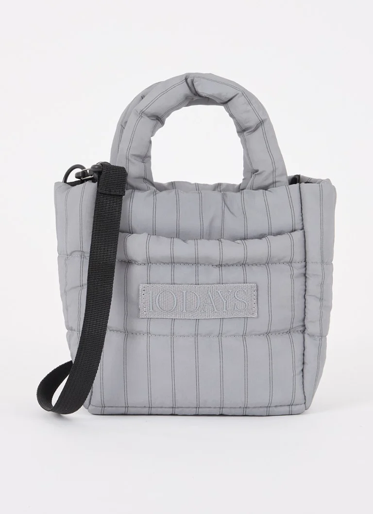 10DAYS Crossbody bag with stripe print