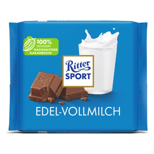 Ritter Sport Edel-Vollmilch 100G