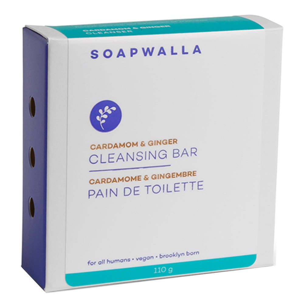 SOAPWALLA Cardamom & Ginger Cleansing Bar 110 g