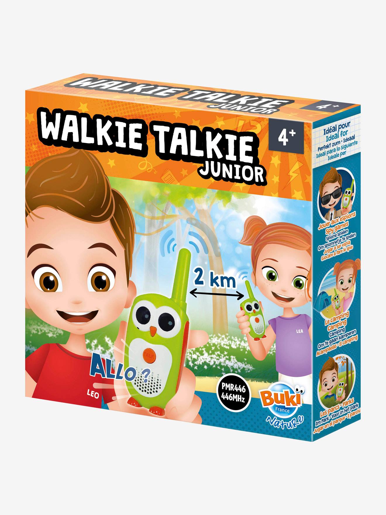 Talkie Walkie des petits BUKI vert