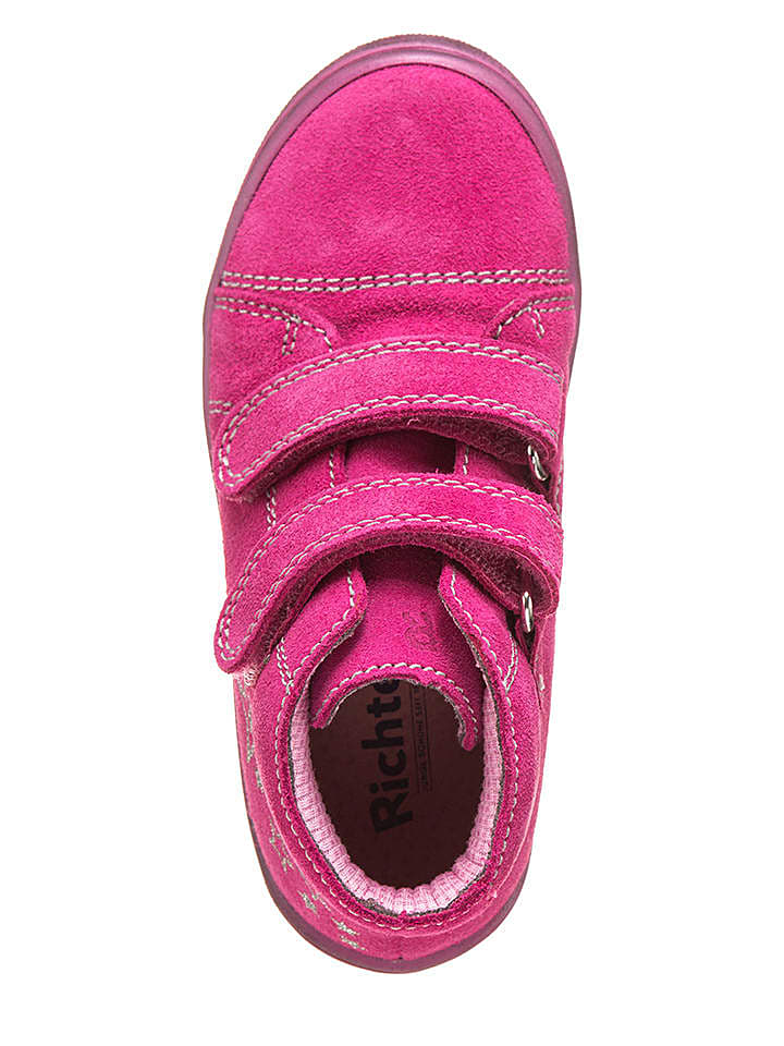 Richter Shoes Leder-Sneakers in Pink/ Silber günstig kaufen 22