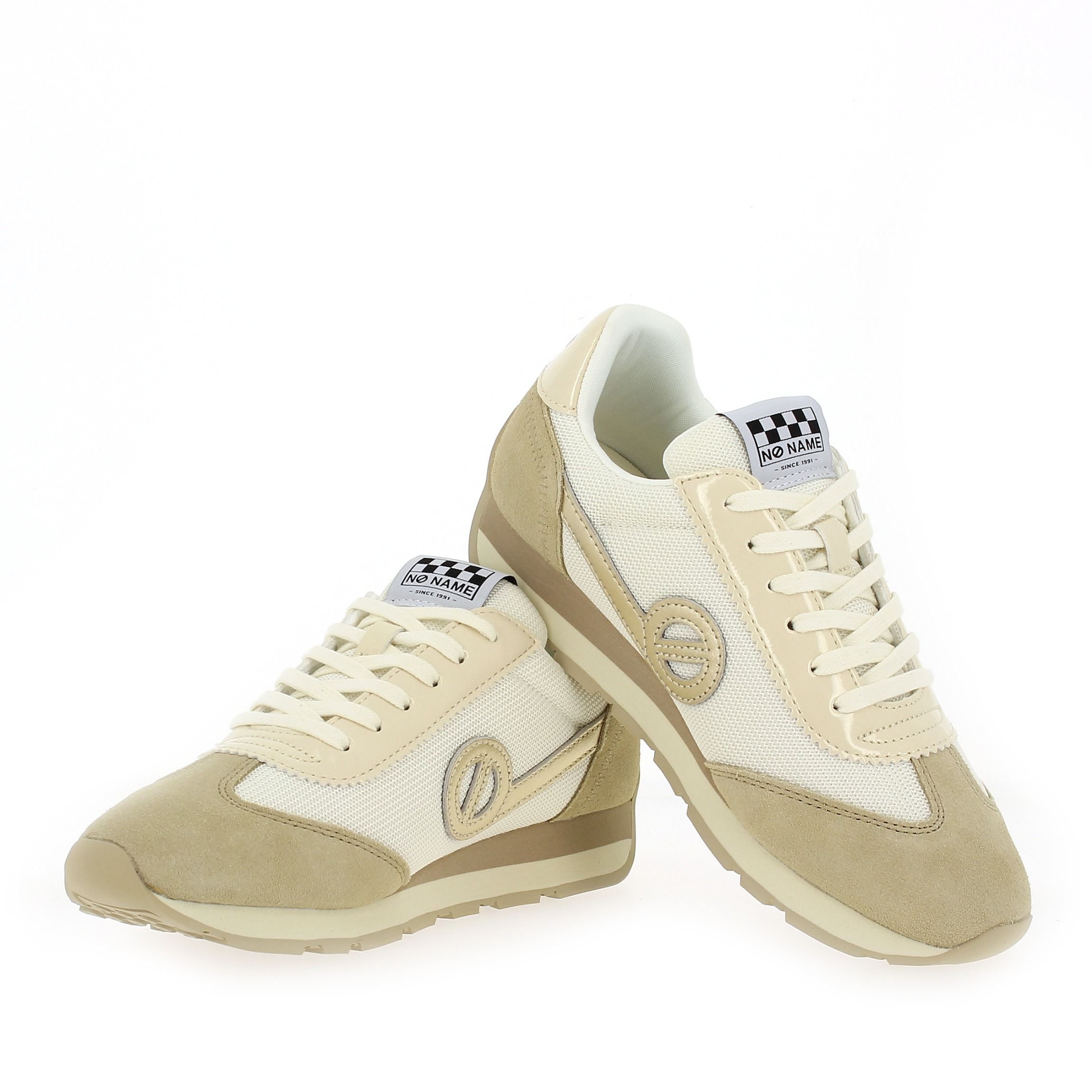 No Name  CITY RUN JOGGER - Blanc Beige