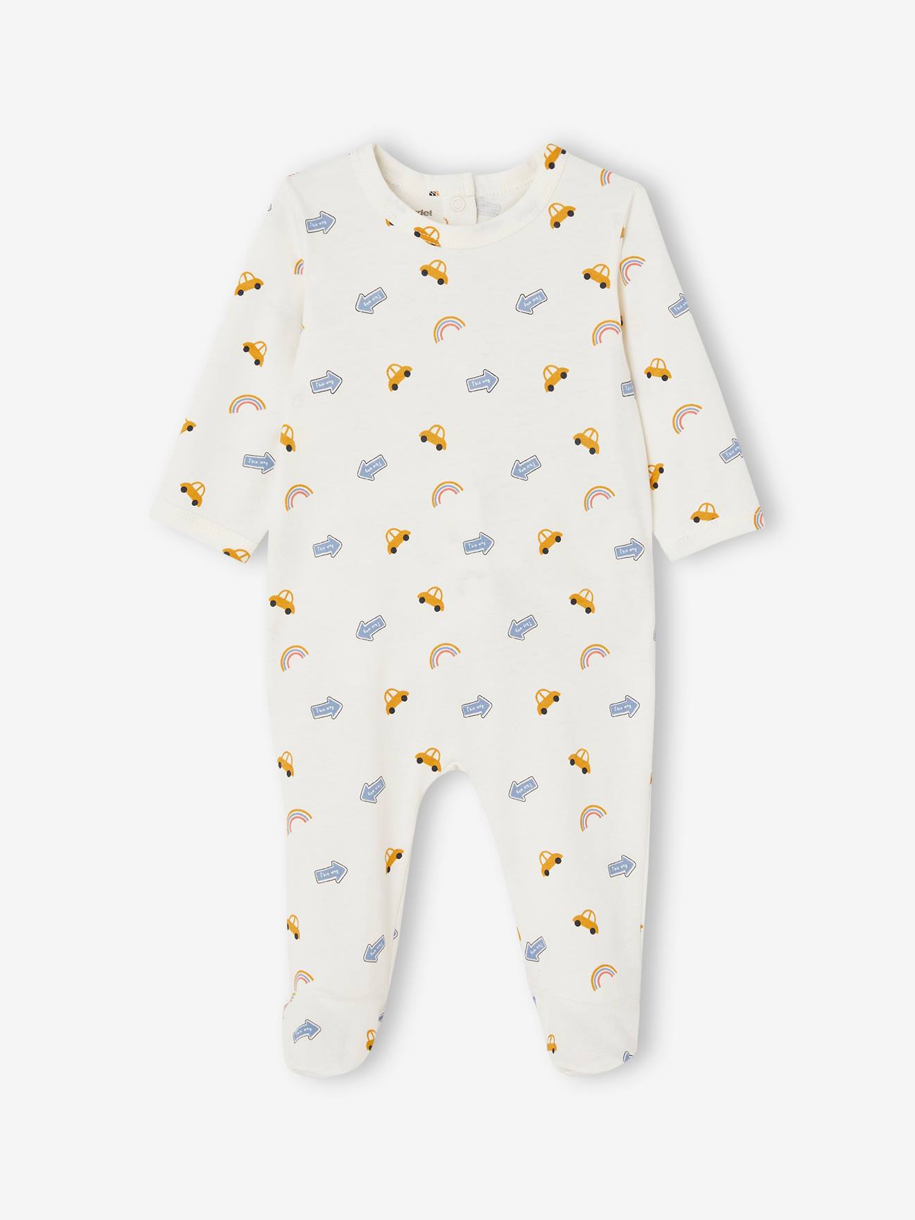 Vertbaudet 2er-Pack Baby Strampler aus Jersey Oeko-Tex - pfirsich