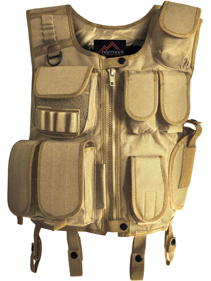 Normani Outdoor Sports Weste mit abnehmbarem Klett-Patch Tac Charge-V in AIRBORNE günstig kaufen