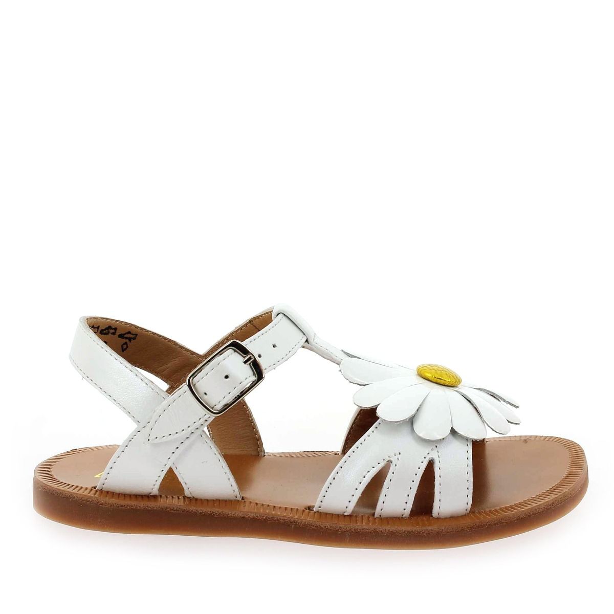 Pom d'api  PLAGETTE BIG FLO - Blanc Jaune