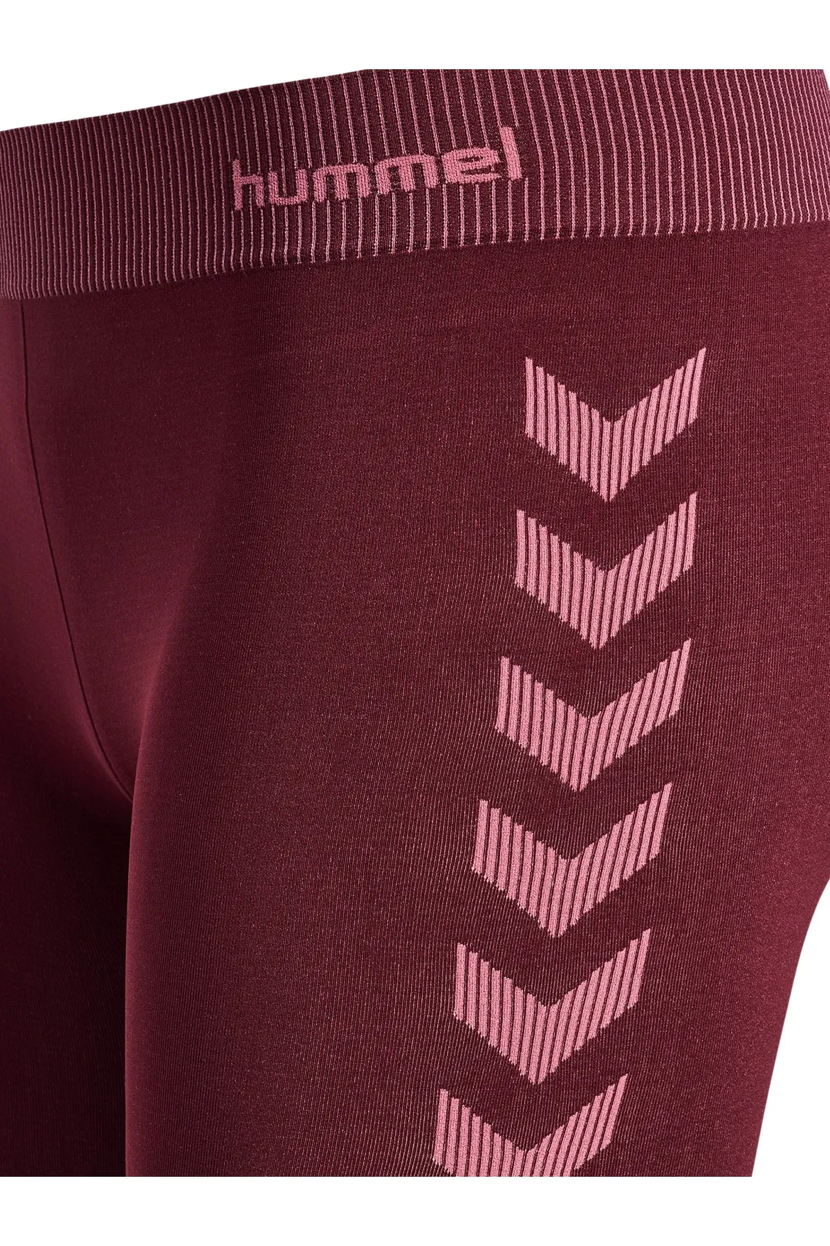 hummel  Sport-Leggings - Rot - Mittlerer Bund