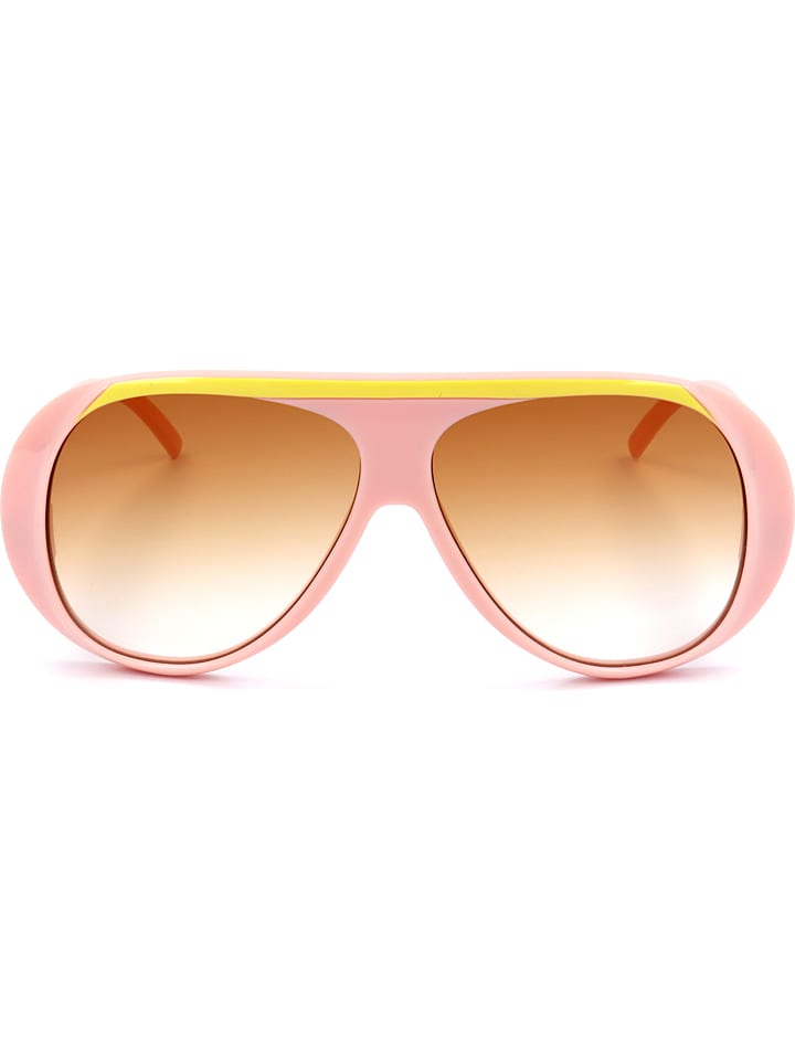 Longchamp Damen-Sonnenbrille in Rosa-Gelb/ Hellbraun günstig kaufen 59