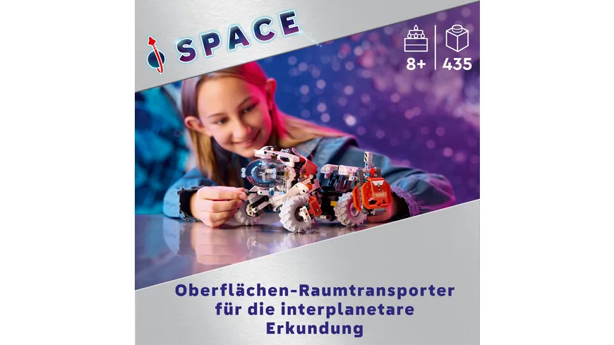 LEGO 42178 ǀ Technic Weltraum Transportfahrzeug LT78, Spielset für Abenteuer im Weltraum