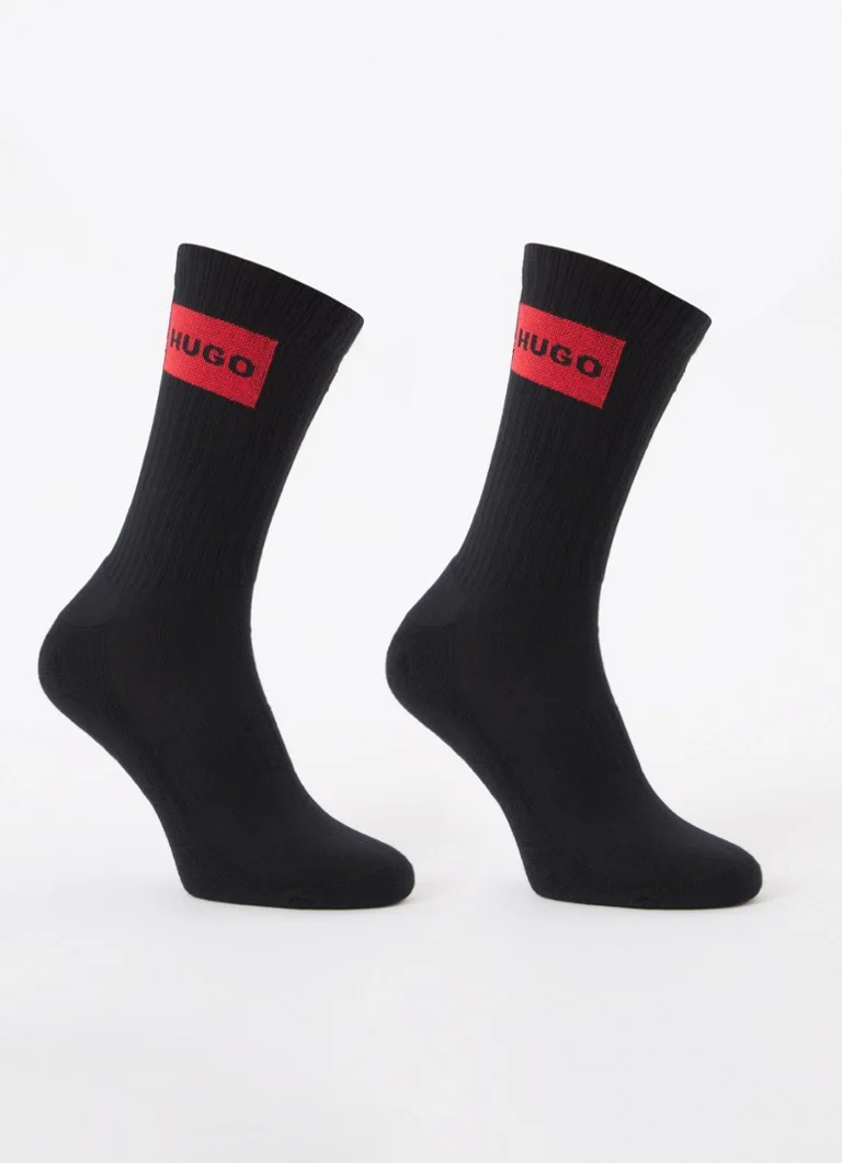 HUGO BOSS kojinės su logotipu, 2 vnt. pakuotėje
