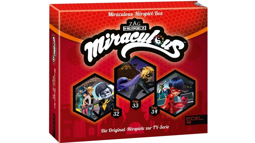 Hörspiel-Box,Folge 32-34 Miraculous