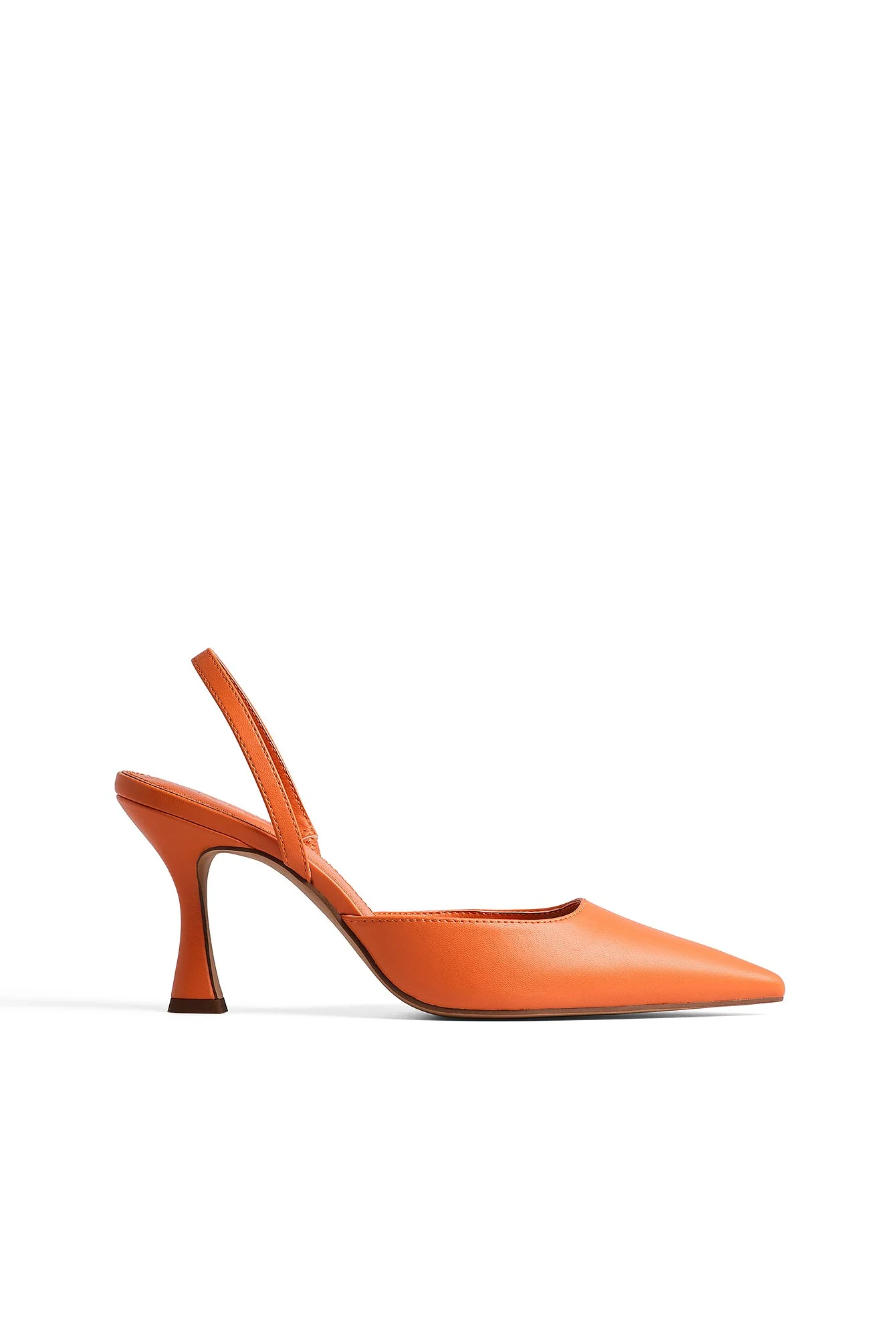 Schmale Sling-Pumps mit Sanduhrform