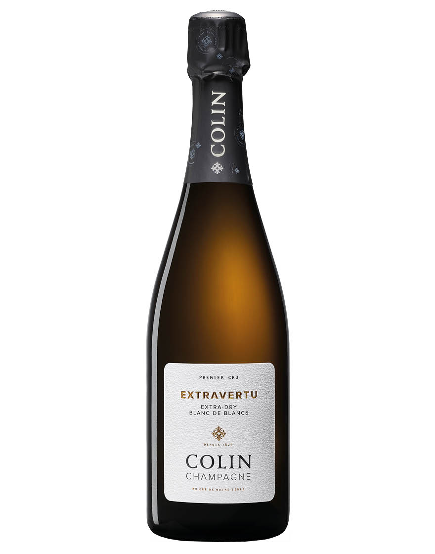 Champagne AOC Premier Cru Extra-Dry Blanc de Blancs Extravertu Colin 0,75 ℓ