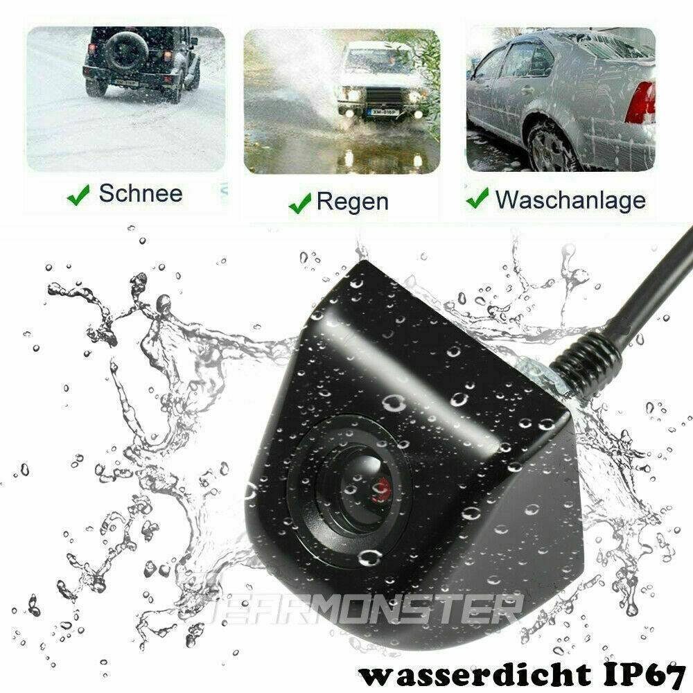 MDHAND Mini Rückfahrkamera (IP67 wasserdichte Rückfahrkamera für Auto,SUV,LKW Pickup,Camper,Van)