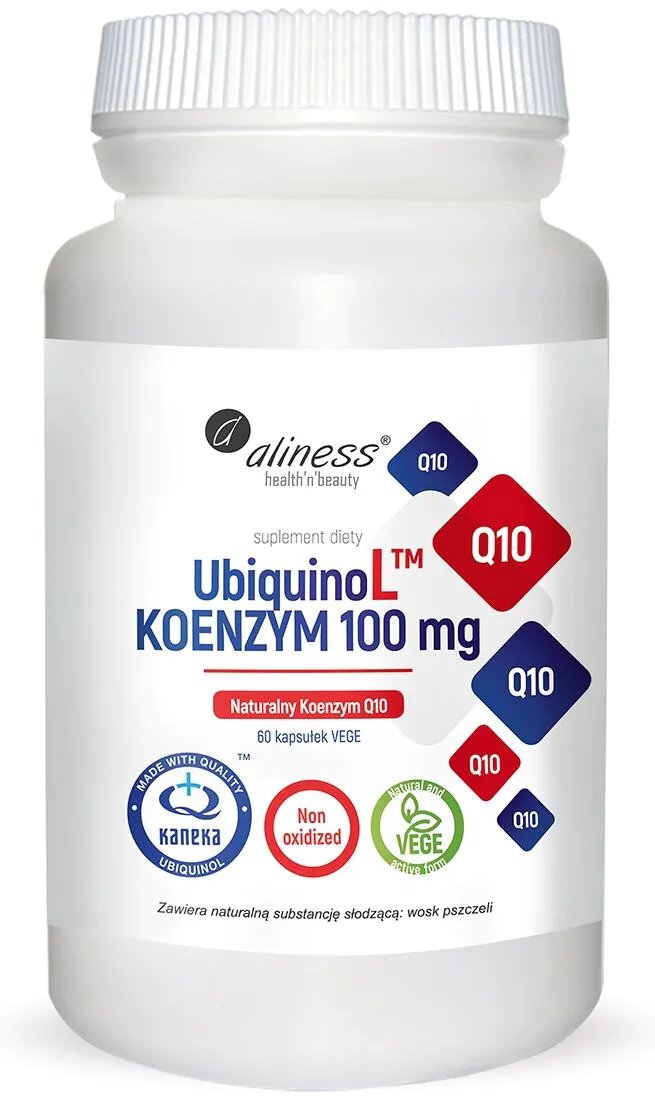 Aliness Ubiquinol Kaneka Prirodni koenzim Q10 100 mg Vege