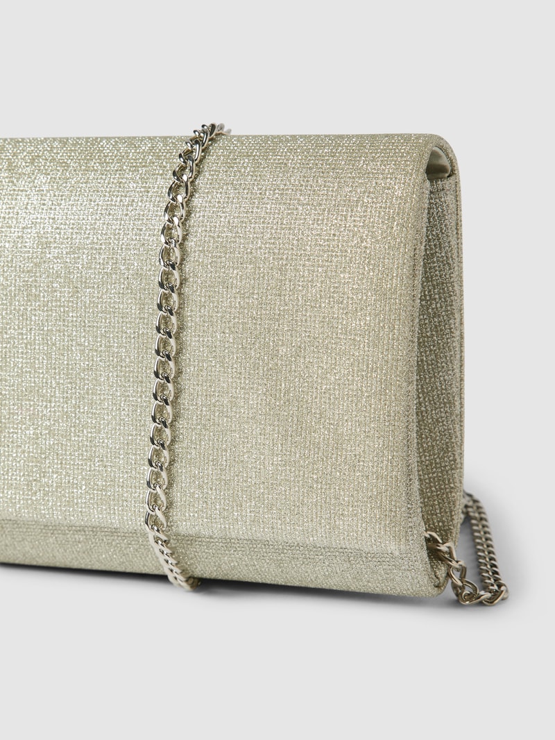 Handtasche mit Effektgarn in gold meliert